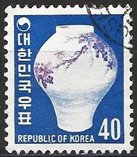 Korea-Süd 1969 - Mi 657 - YT 536 - Vase aus Porzellan