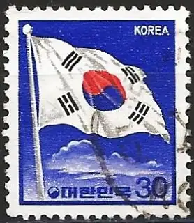 Korea-Süd 1968 - Mi 607 - YT 491 - Nationalflagge