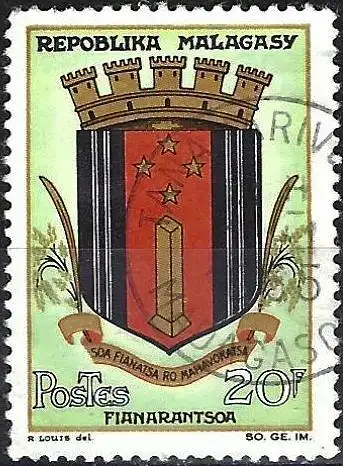 Madagaskar 1963 - Mi 513 - YT 391 - Wappen von Fianarantsoa