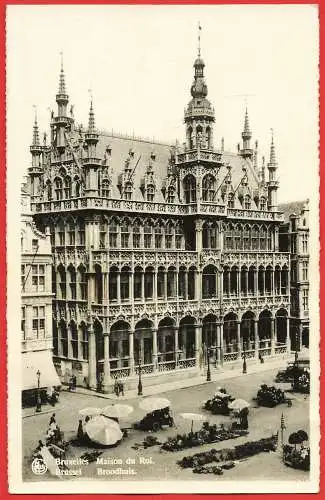 [Ansichtskarte] Belgien - Grand Place von Brüssel : Das Königshaus. 