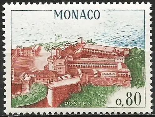 Monaco 1969 - Mi 936 - YT 776 - Der Fürstenpalast - MNH**