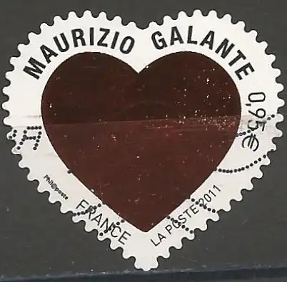 Frankreich 2011 – Mi 5024 - YT Ad 511 - Valentinstag, Herz von Maurizio Galante