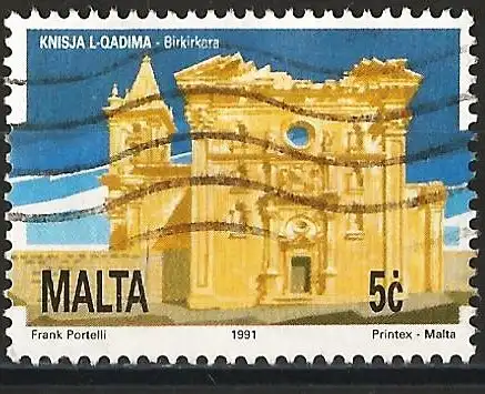 Malta 1991 - Mi 875 - YT 854 - St. Marienkirche, Birkirkara