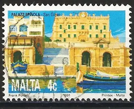 Malta 1991 - Mi 874 - YT 853 - Palast Spinola - St Julian's