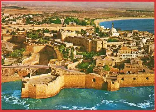 [Ansichtskarte] Israël - Acre : Luftaufnahme der Altstadt. 