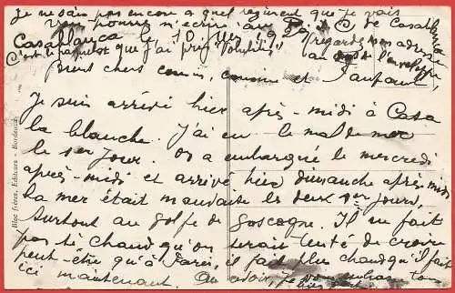 [Ansichtskarte] Das Ozeandampfer  " Volubilis ". 