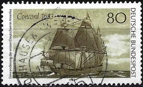 Deutschland BDR 1983 - Mi 1180 - YT 1012 - Schiff " Concord "