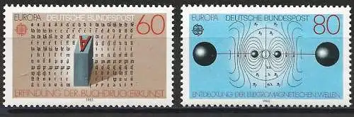 Deutschland BDR 1983 - Mi 1175/76 - YT 1007/08 - Europa C EPT - MNH**