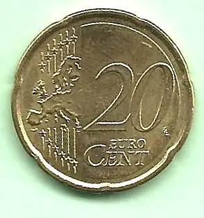 Frankreich : Münze 20 Cent Euro - 2023 - Saërin 