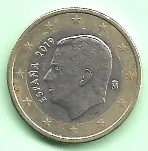 Spanien - 1 Euro von 2019  ( KM# 1327 )