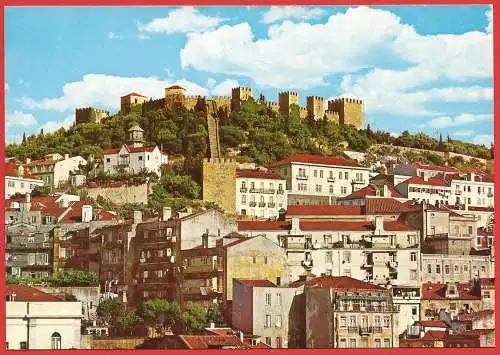[Ansichtskarte] Portugal - Lissabon : Das Schloss Saint Georges. 