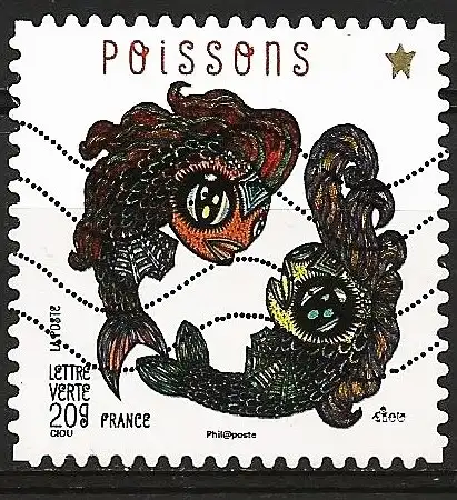 Frankreich 2014 - Mi 5776 - YT 952 - Sternzeichen : Fische