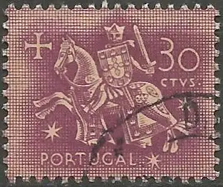 Portugal 1955 - Mi 847 - YT 776A - Siegel von König Denis : Ritter zu Pferd