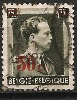 Belgien 1941 - Mi 593 - YT 571 - König Leopold III
