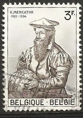 Belgien 1962 - Mi 1273 - YT 1213 - Gerardus Mercator