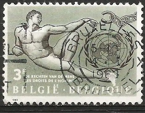 Belgien 1962 - Mi 1291 - YT 1231 - Die Menschenrechte