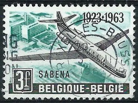 Belgien 1963 - Mi 1319 - YT 1259 - Flugzeug ” SE 210 Caravelle ”