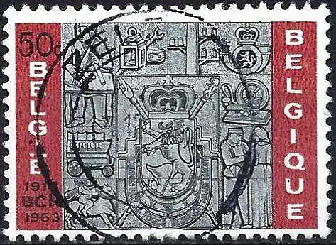Belgien 1963 - Mi 1331 - YT 1271 - Die Postschecks