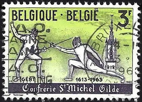 Belgien 1963 - Mi 1307 - YT 1247 - Sport : Fechten