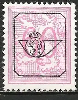 Belgien 1967 - Mi 893 xAVIII - Bel PRE 788 - Heraldischer Löwe ( Vorfrankiert  )