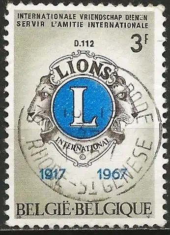 Belgien 1967 - Mi 1461 - YT 1404 - Lions International