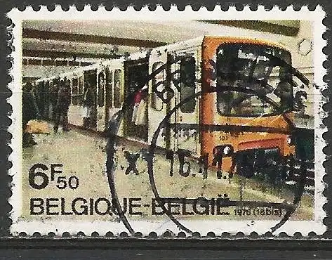 Belgien 1976 - Mi 1878 - YT 1821 - Brüsseler U-Bahn