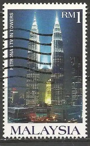 Malaysia 1999 - Mi 783 - YT 735 - Twin Towers-Gebäude
