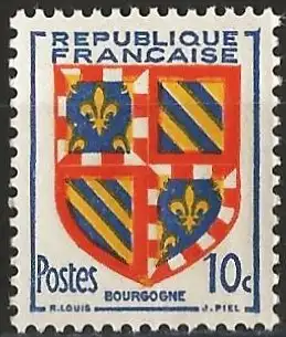 Frankreich 1949 - Mi 846 - YT 834 - Wappen von Burgund - MNH**