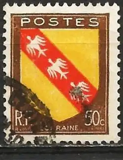 Frankreich 1946 - Mi 754 - YT 757 - Wappen von Lothringen 