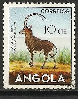 Angola 1953 - Mi 369 - YT 358 - Fauna : AntIlope 