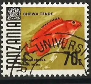 Tansania 1966 - Mi 27 - YT 26A - Fisch