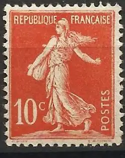 Frankreich 1906 - Mi 114 - YT 134 - Säerin - MH*