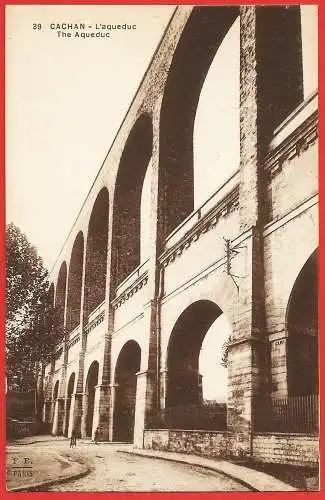 [Ansichtskarte] Frankreich ( Val de Marne 94 ) Cachan : Das Aquädukt. 