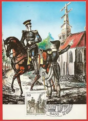 Deutschland ( Berlin ) 1983 - Maximumkarten Mi 693 - YT 654 - Königlich Preußische Telegrapheninspektoren