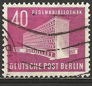 Berlin 1954 - Mi 122 - YT 101 - Amerika-Gedenkbibliothek am Halleschen Tor
