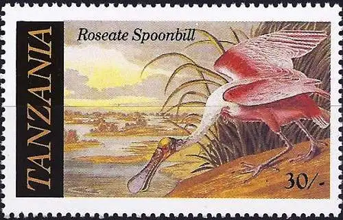 Tansania 1986 - Mi 318 - YT 280 - Vogel : Löffler - MNH**