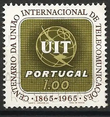 Portugal 1965 - Mi 982 - YT 963 - 100 Jahre I.U.T.