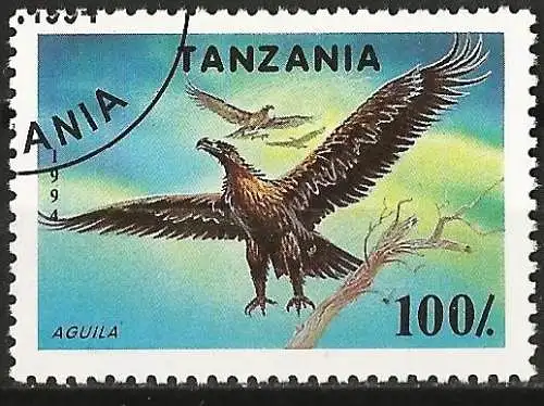 Tansania 1994 - Mi 1777 - YT 1656 - Raubvogel: Adler