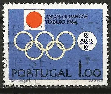 Portugal 1964 - Mi 969 - YT 950 - Olympische Spiele in Tokio