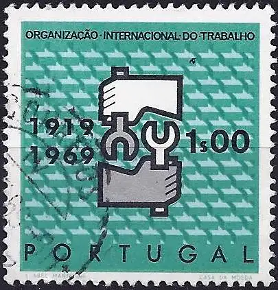 Portugal 1969 - Mi 1076 - YT 1057 - Internationale Arbeitsorganisation