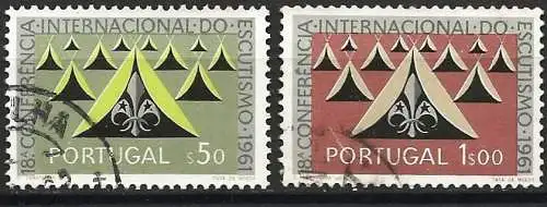 Portugal 1962 - Mi 918 und 919 - YT 899 und 900 - Pfadfinder