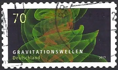 Deutschland BDR 2017 - Mi 3356 - YT 3137 A - Gravitationswellen ( Gezähnt 9¾ )