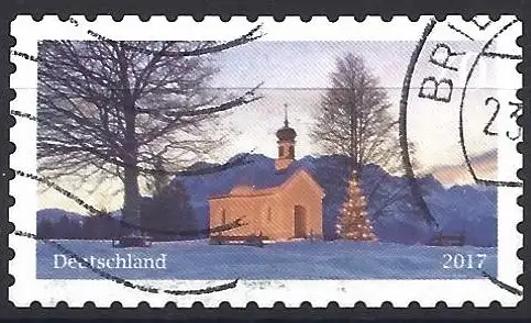 Deutschland BDR 2017 - Mi 3346 - YT 3127 A - Kapelle Maria Rast ( Gezähnt 9¾ )