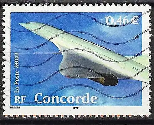 Frankreich 2002 - Mi 3608 - YT 3471 - Flugzeug Concorde
