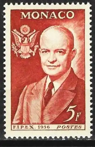 Monaco 1956 - Mi 530 - YT 447 - David Eisenhower - MNH**