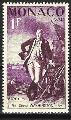 Monaco 1956 - Mi 527 - YT 444 - George Washington - MNH**