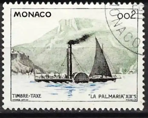 Monaco 1960 - Mi P 60 - YT T 57 - Steamer 