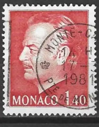 Monaco 1980 - Mi 1430 - YT 1234 - Prinz Rainier III
