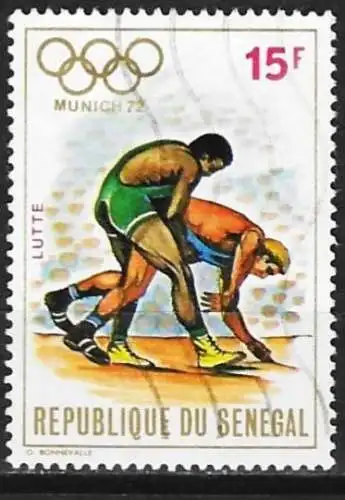 Senegal 1972 - Mi 494 - YT 368 - Olympische Spiele von Munich : Griechisch-Römisches