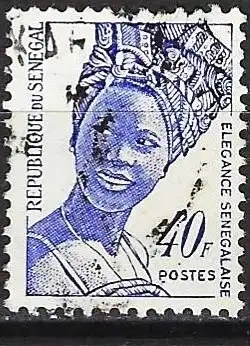 Senegal 1972 - Mi 502 - YT 374 - Senegalesische Eleganz